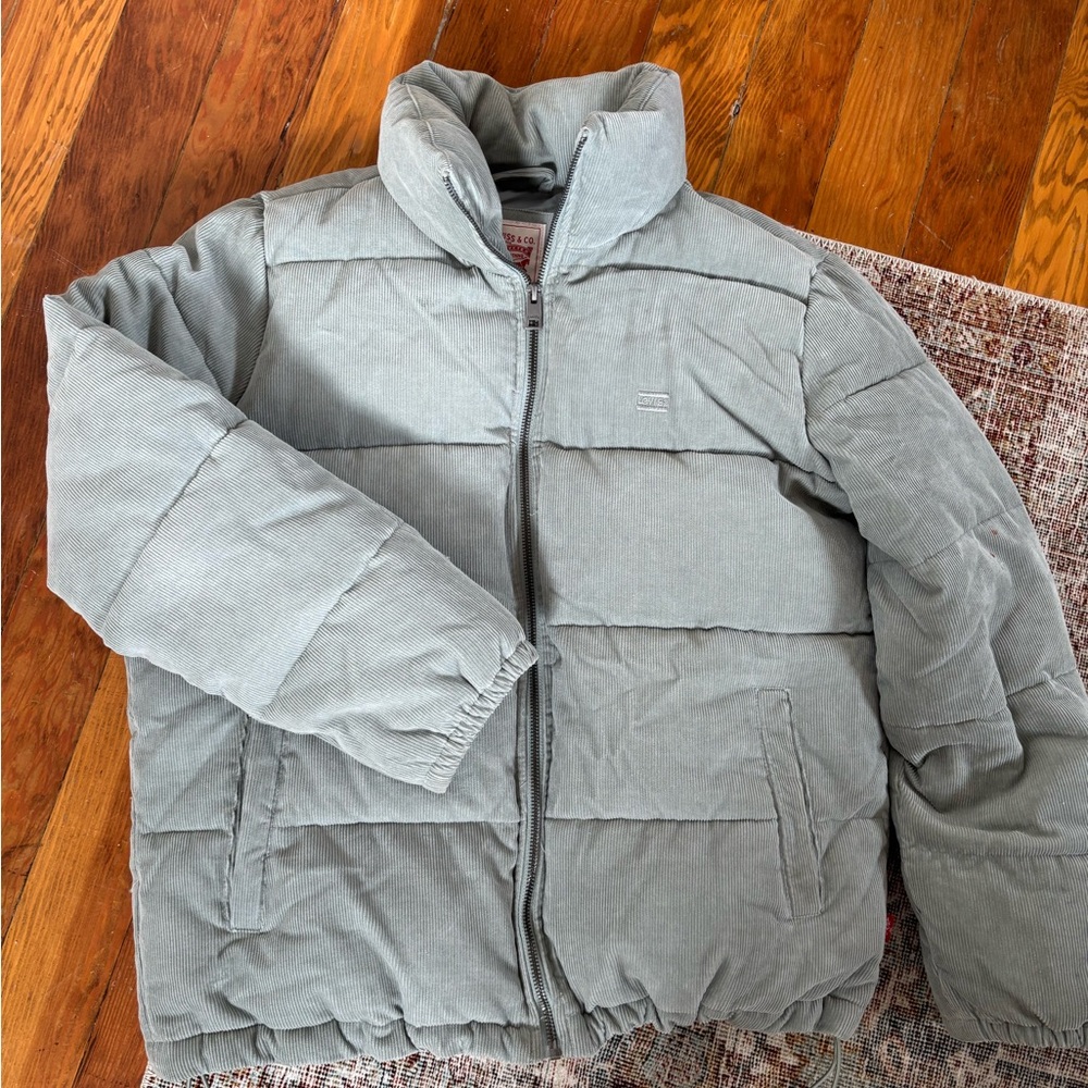 Levi's Corduroy Bubble Puffer Jacket